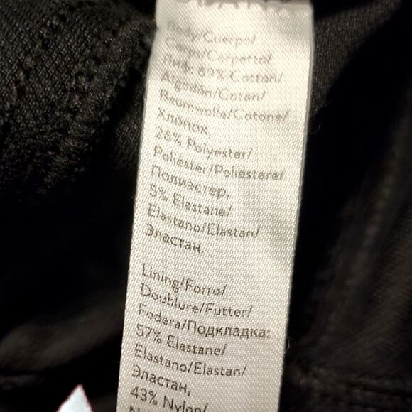 SPANX Stretch Pull-on Jeggings Pants Black Size L - Picture 5 of 5